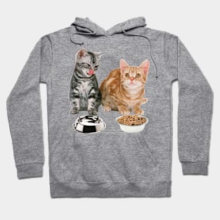 Cat friends, but food... :D Hoodie